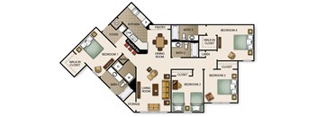 Four Bedroom Three Bath