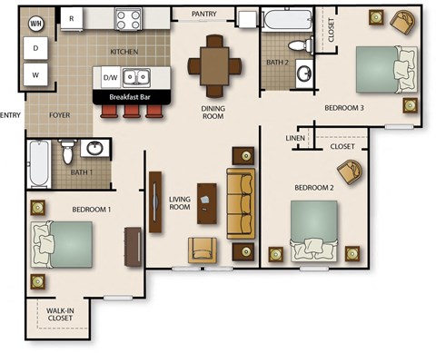 1100 Beach Village Circle 1-4 Beds Apartment for Rent - Photo Gallery 29