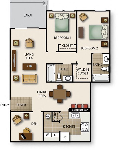 the floor plan of our apartments