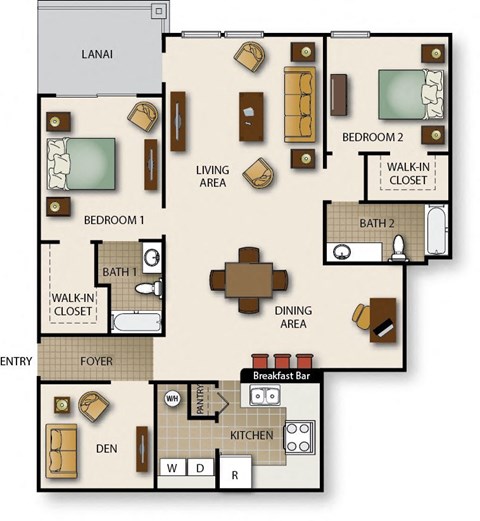 the floor plan of our apartments