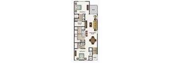 a floor plan of a house