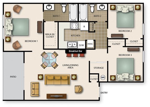 9871 Dean Woods Place 3 Beds Apartment for Rent - Photo Gallery 19