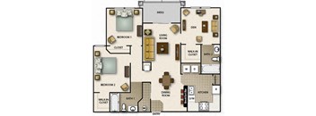 Stafford (2 Bedroom w/Den)