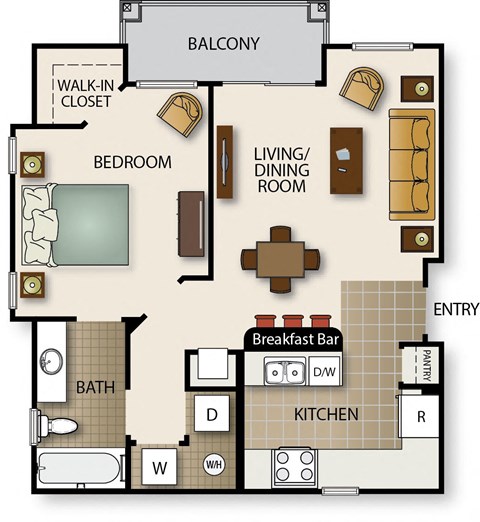 a floor plan of a house
