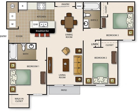 6532 Pershing Ave. 1-4 Beds Apartment for Rent - Photo Gallery 32