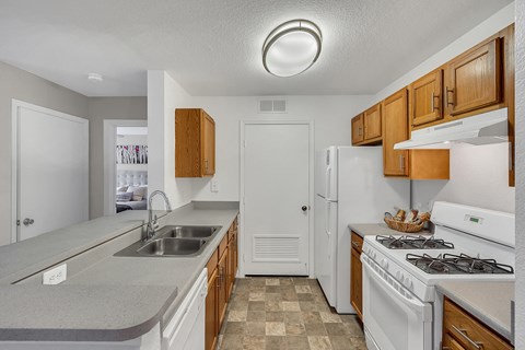 European-Style Kitchen With Breakfast Bar
