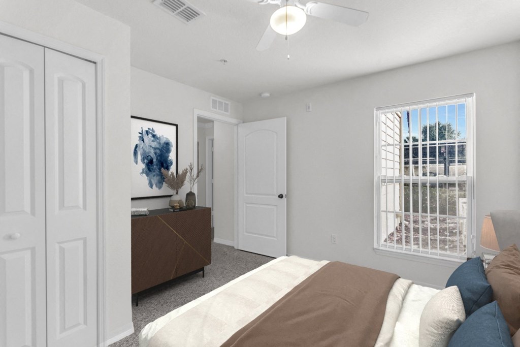 2 bedroom Unit - Bedroom