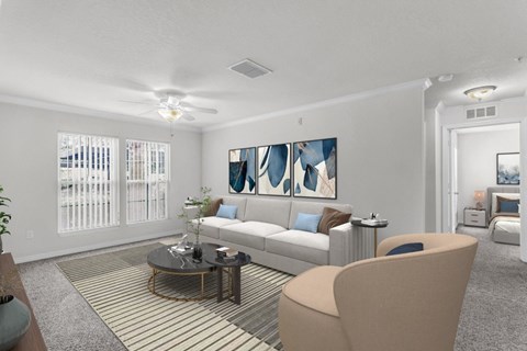 2 bedroom Unit - Living Area