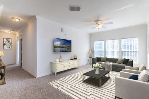 4 bedroom Unit - Living Area