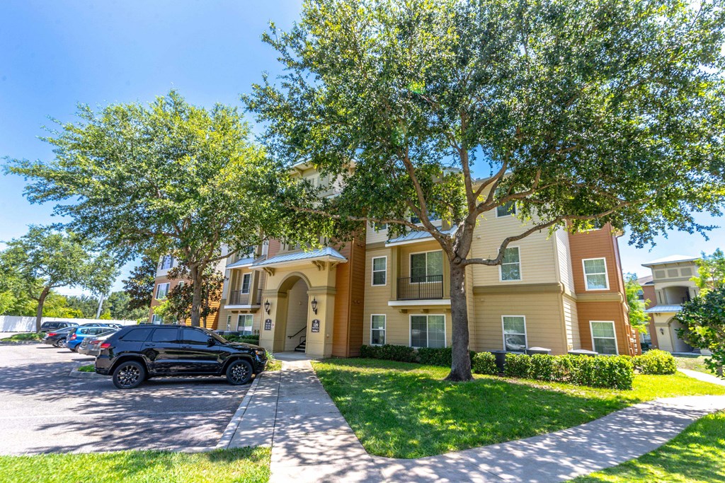 our apartments offer a parking lot