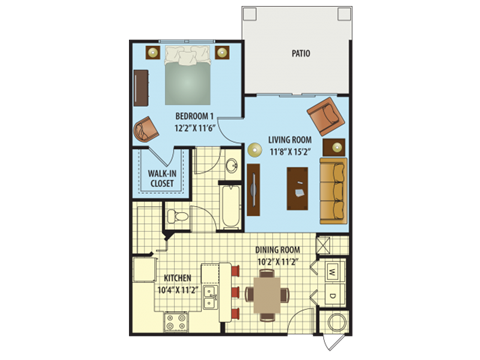 One bedroom