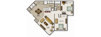 a floor plan of a house