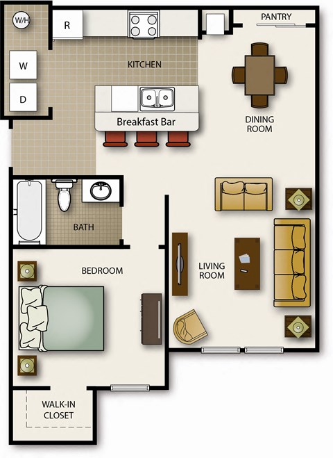 a floor plan of a house