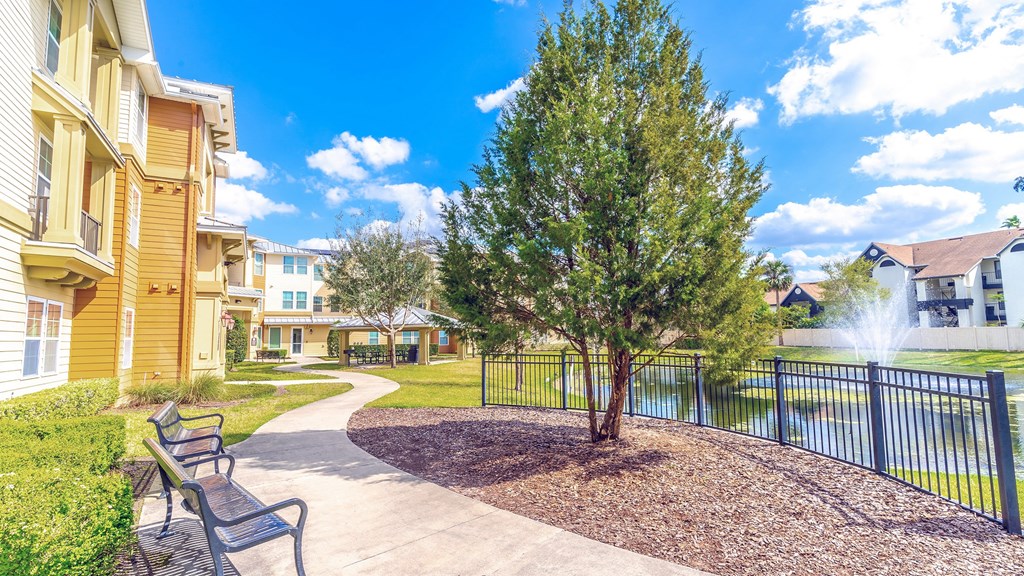 the preserve at ballantyne commons community walkway