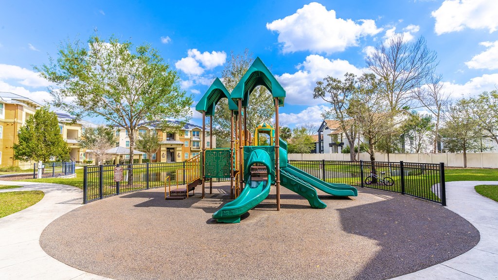 playground with slides