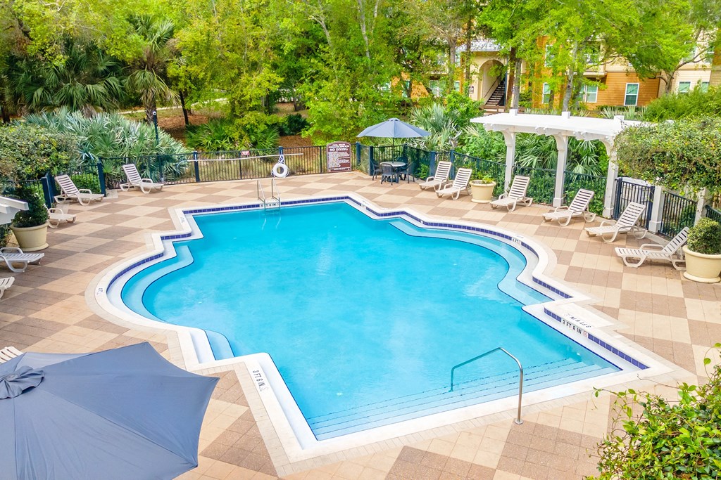 take a dip in our resort style pool
