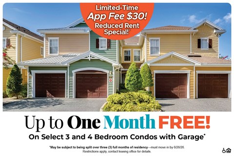 A promotional image for a limited-time app fee offer.