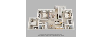 Three Bedroom Two Bath Floor Plan