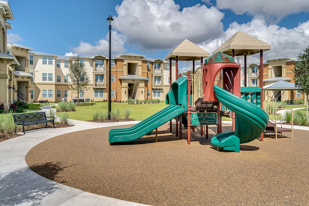 playground with slides