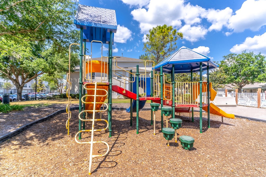 our apartments showcase a playground