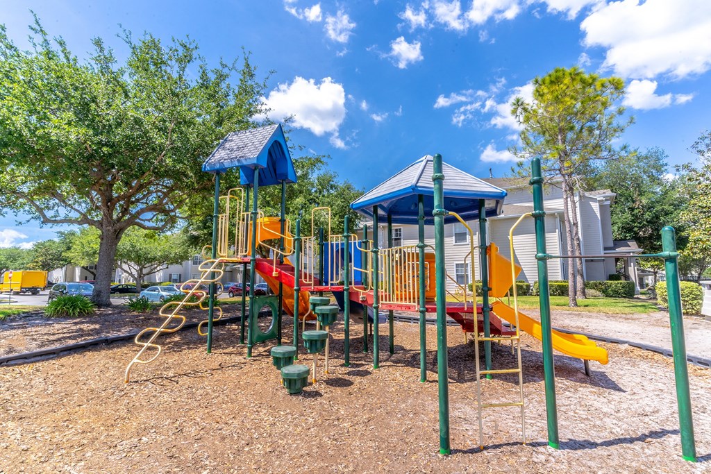 the playground at the apartments