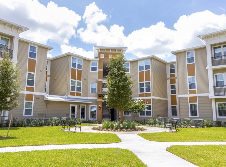 Exterior Building Courtyard