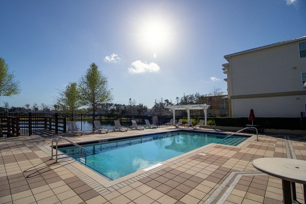 Resort Style Pool with Sun Deck