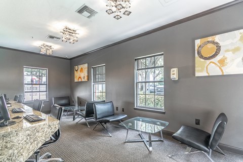 clubhouse area with couches