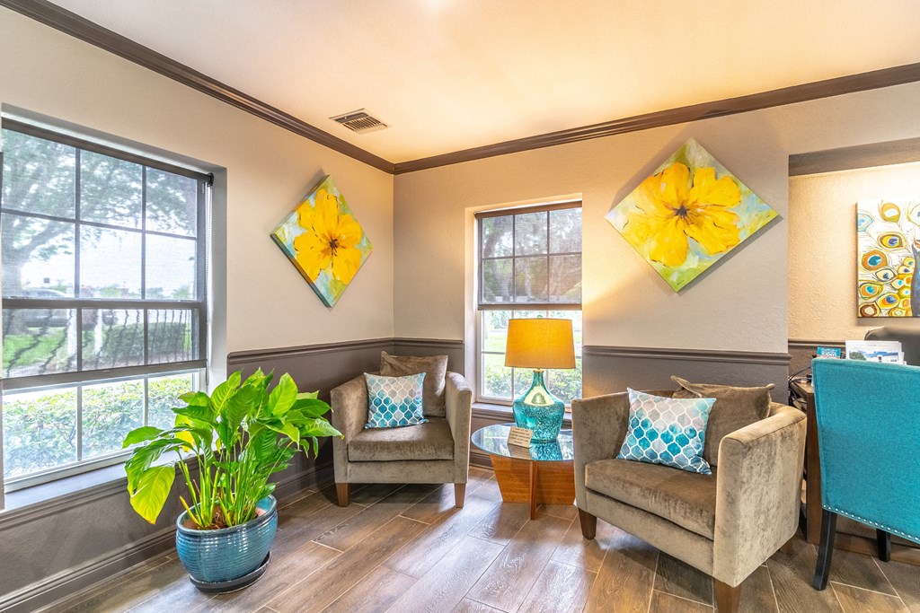 clubhouse area with couches