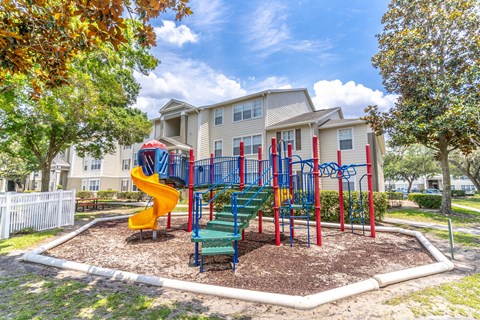 the playground at the whispering winds apartments in pearland, tx