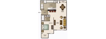 a floor plan of a house
