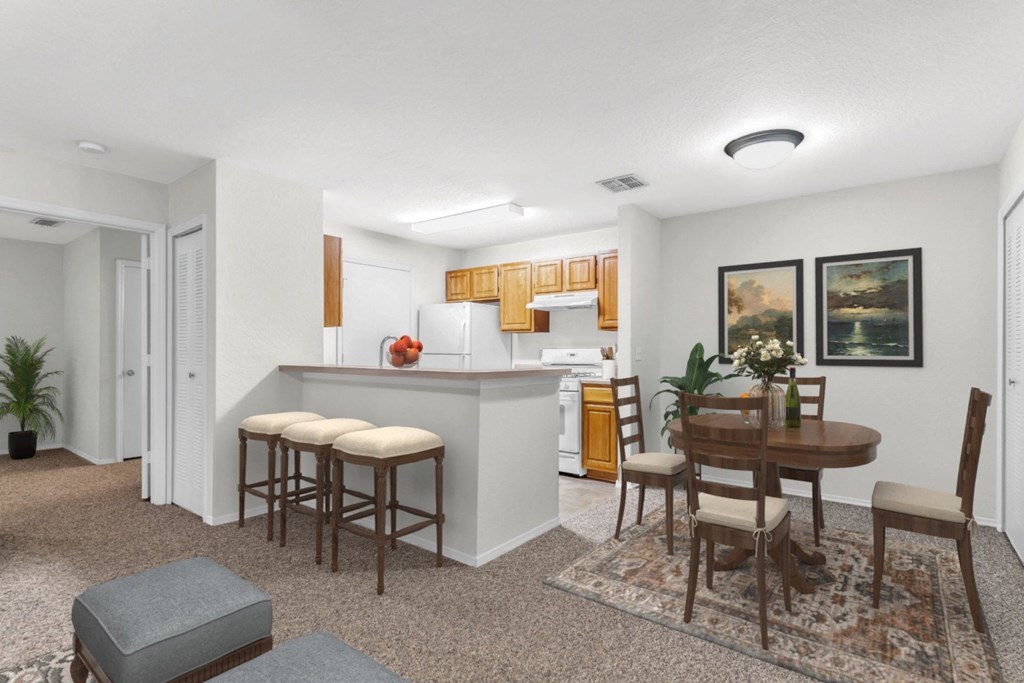 Kitchen and Dining Area