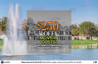 250 off move in costs on select 2 bedroom apartment homes