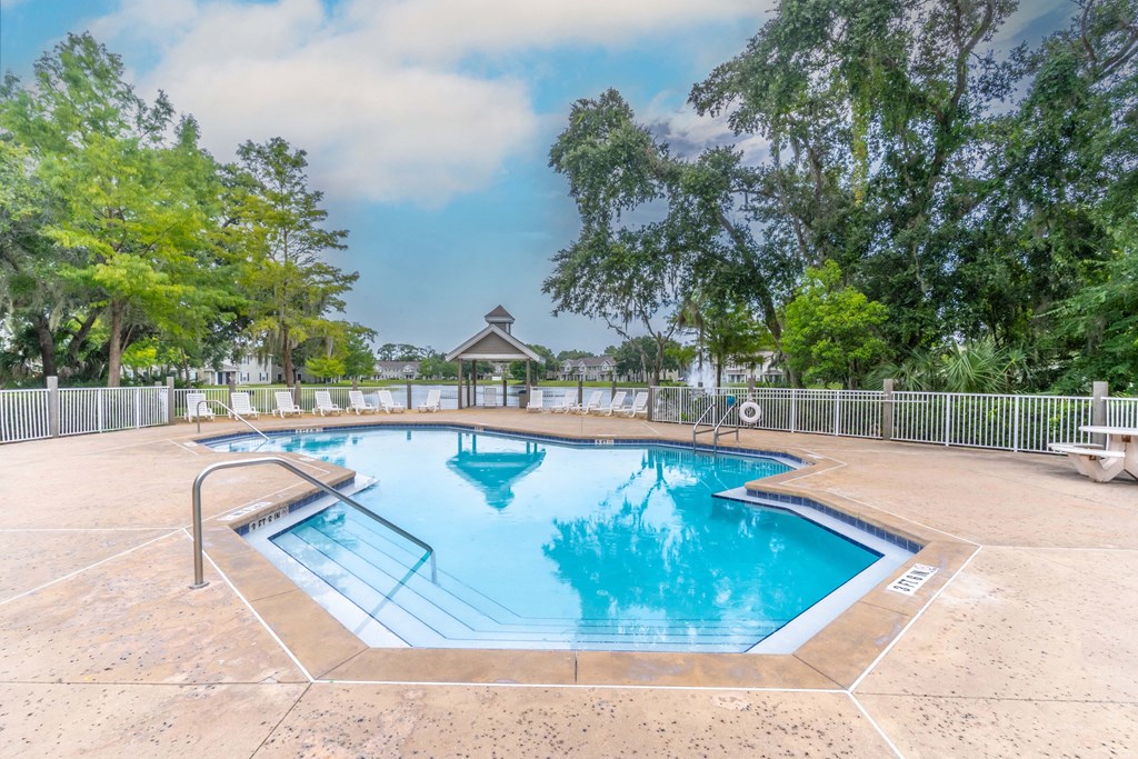 our apartments showcase a swimming pool