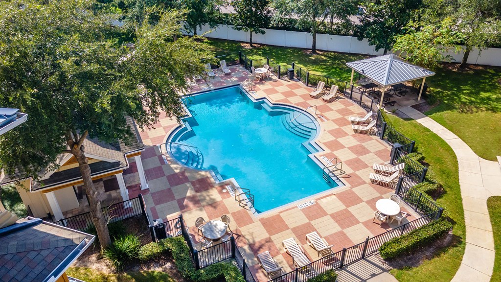 a view of the pool at protea hotel