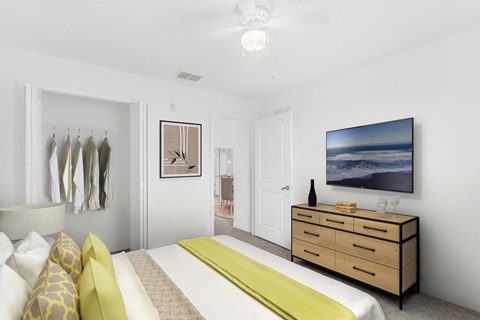Bedroom with Closet