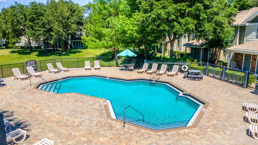 take a dip in our resort style pool