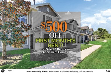 $500 off first month's rent