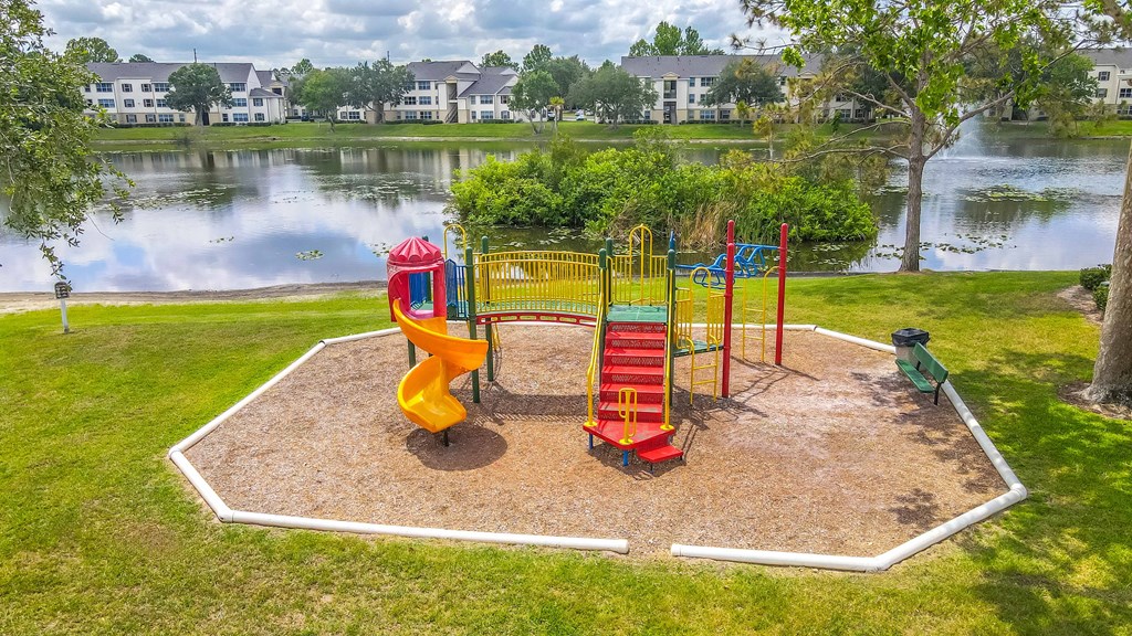 the playground at the apartments