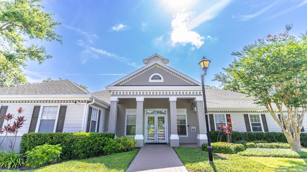 clubhouse exterior of university club apartments