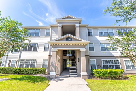 exterior of university club apartments