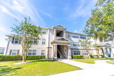 exterior of university club apartments