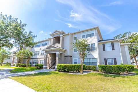 exterior of university club apartments