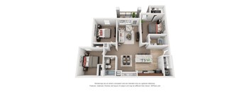 Three Bedroom Two Bath