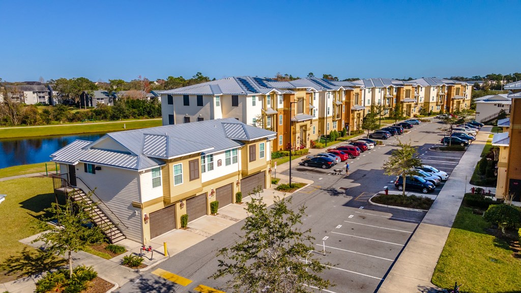 Exterior Building w/ Garages