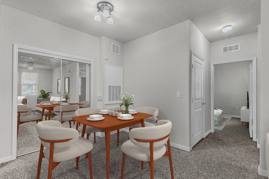 the westwood apartments dining room