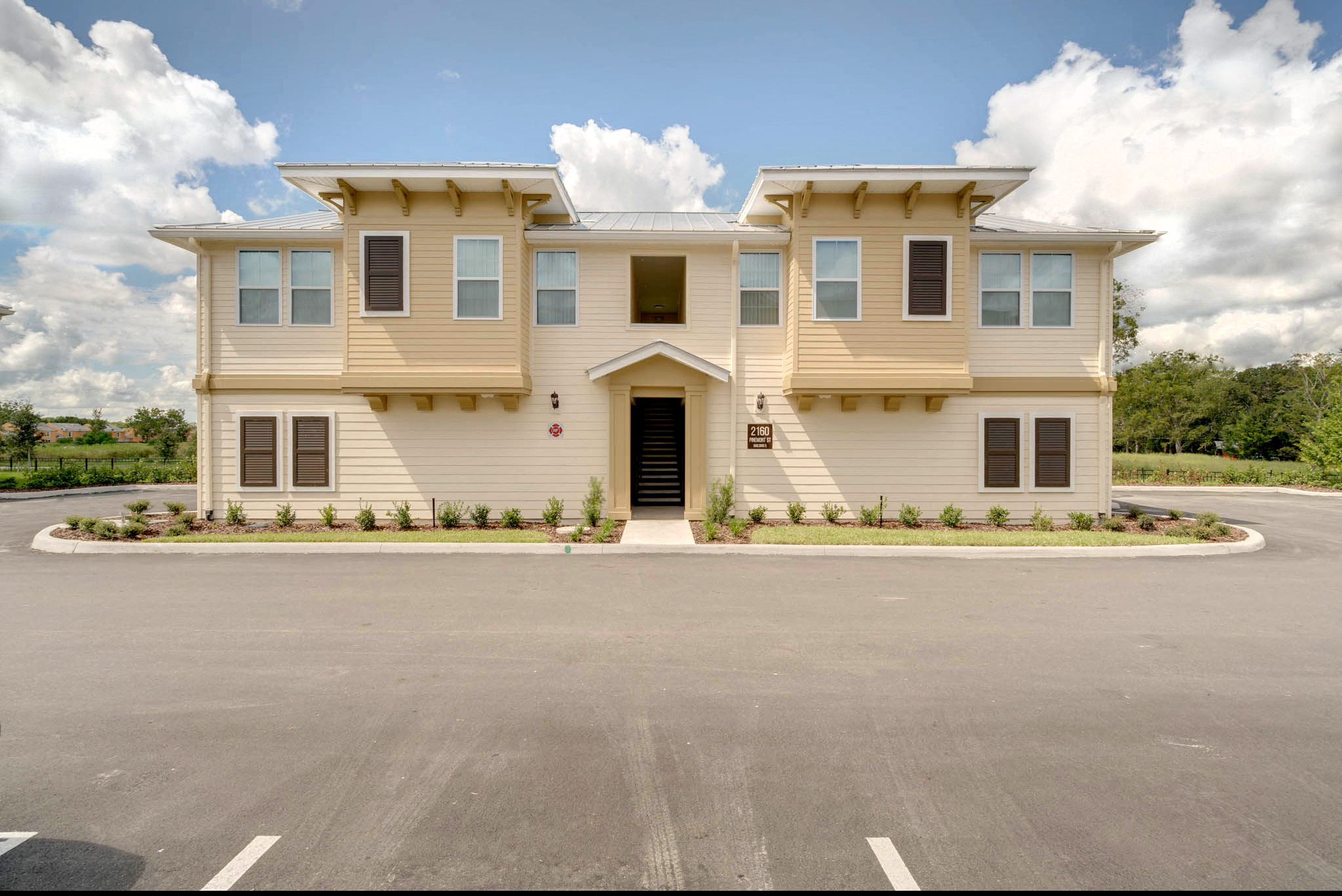 carriage home with garage underneat