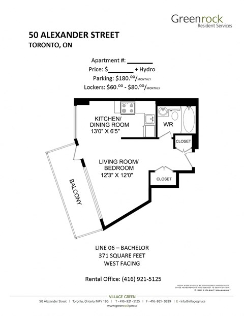 50 Alexander Street Studio-2 Beds Apartment for Rent - Photo Gallery 18