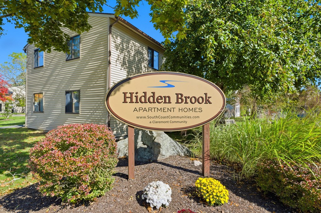 Property Signage at Hidden Brook Apartment Homes, New Bedford, MA, 02740