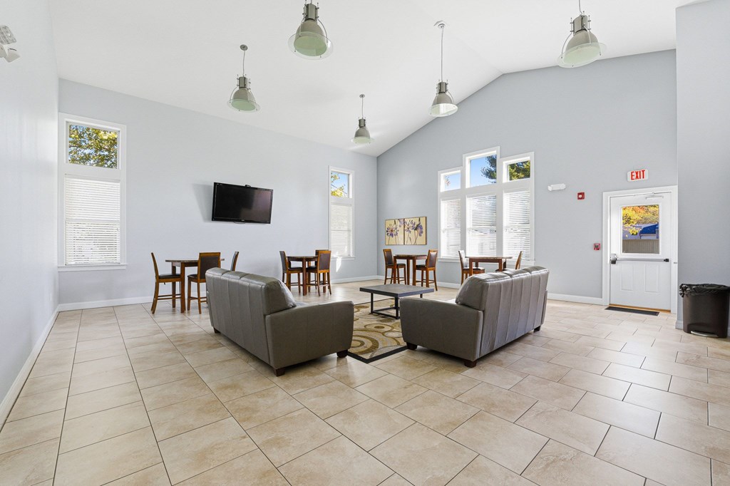 Clubhouse Lounge at Hidden Brook Apartment Homes, New Bedford, 02740